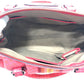 CELINE Handbag Canvas / leather Red type Macadam Women Used Authentic
