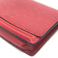 LOUIS VUITTON Shoulder Bag M52607 Epi Leather Red Epi Pochette Centur Tilsit Women Used Authentic
