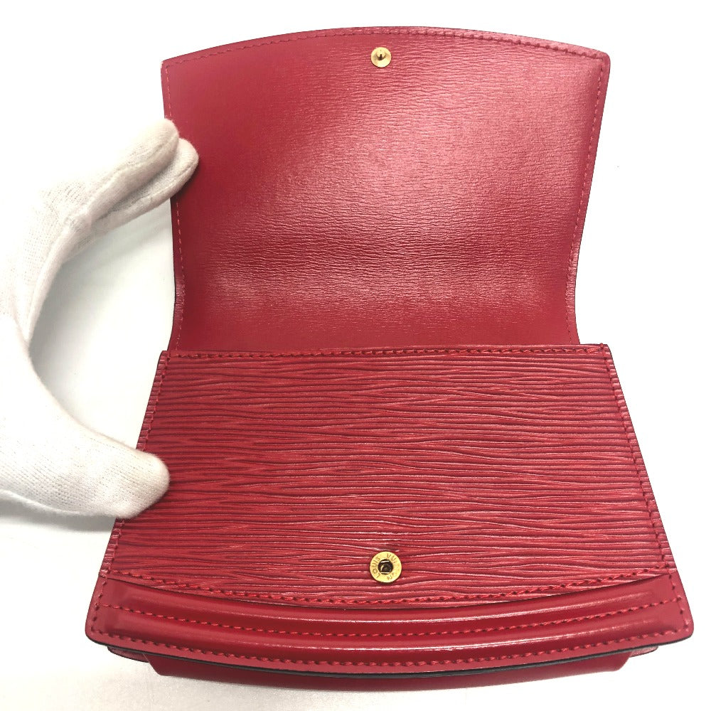 LOUIS VUITTON Shoulder Bag M52607 Epi Leather Red Epi Pochette Centur Tilsit Women Used Authentic