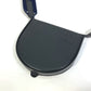 LOEWE Shoulder Bag Leather / canvas black anagram Pouch Women Used Authentic