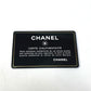 CHANEL Trifold wallet lambskin black CC COCO Mark Small flap Women Used Authentic