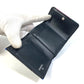 CHANEL Trifold wallet lambskin black CC COCO Mark Small flap Women Used Authentic