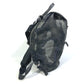 PRADA Backpack Nylon, Saffiano leather green Triangle logo camouflage camouflage saffiano