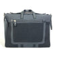FENDI Business bag 7VA400 Canvas / leather Black Grey logo mesh bicolor