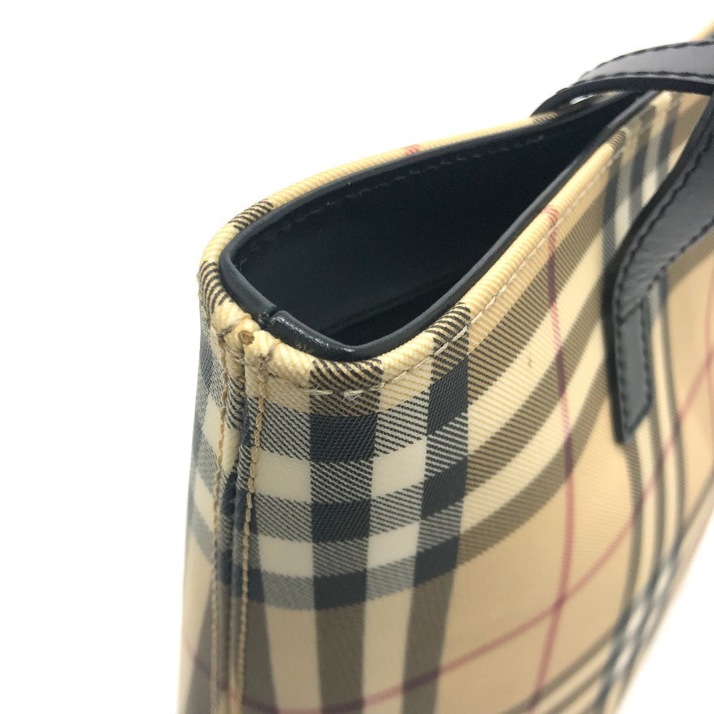 BURBERRY Tote Bag PVC / Leather beige check