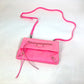 BALENCIAGA Clutch bag 431650 leather pink Pochette Classic envelope Women Used Authentic