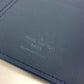 LOUIS VUITTON Long Wallet Purse M81810 leather Navy Portefeuille BrazzaNM mens Used Authentic
