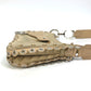 Dior Shoulder Bag Suede / leather beige saddle Women Used Authentic