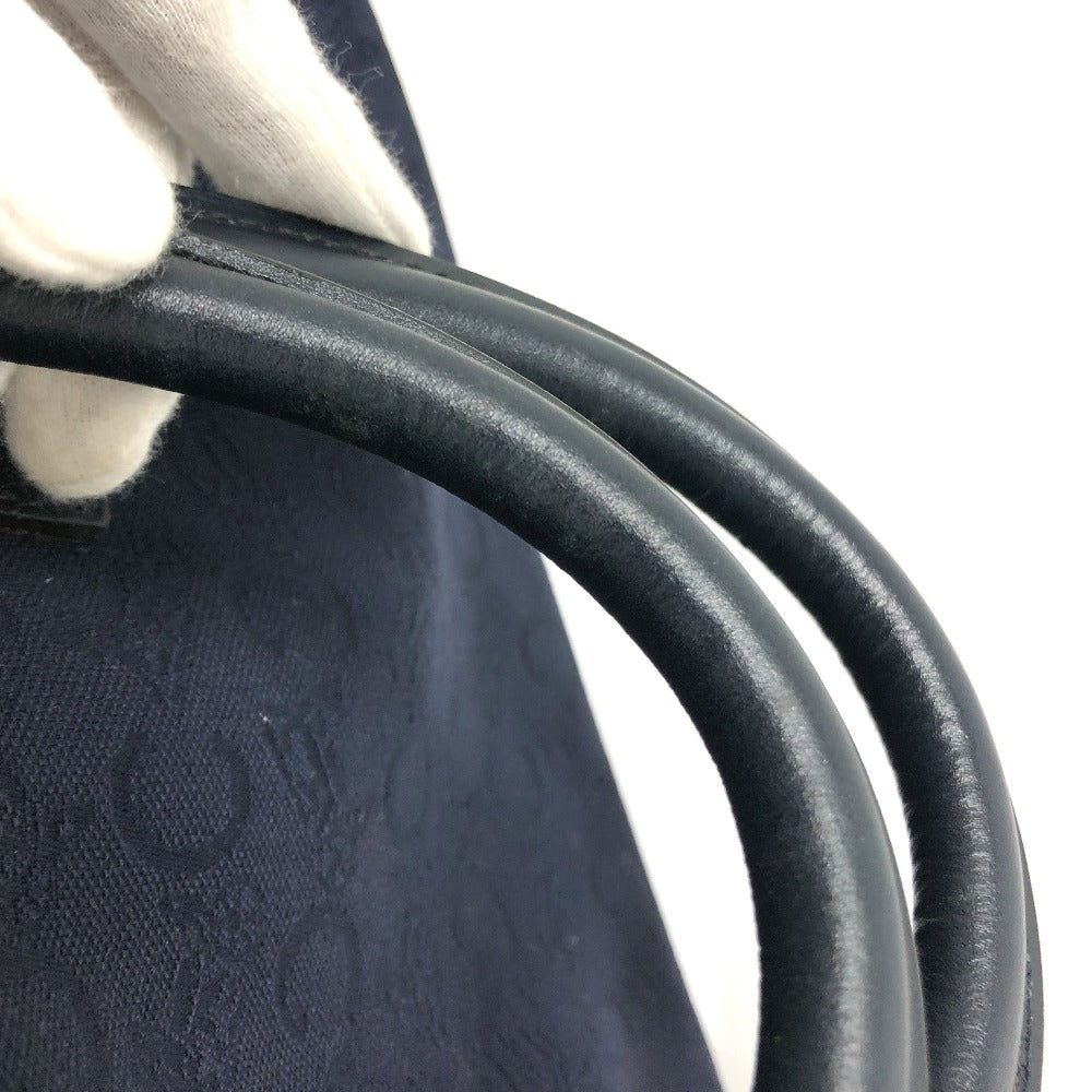 CELINE Boston Duffel bag Canvas / leather Navy C Macadam Carriage vintage Women Used Authentic