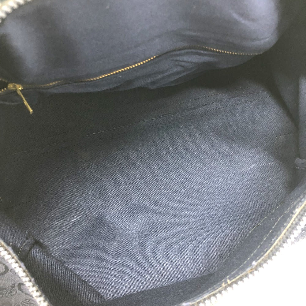 CELINE Boston Duffel bag Canvas / leather Navy C Macadam Carriage vintage Women Used Authentic