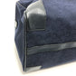 CELINE Boston Duffel bag Canvas / leather Navy C Macadam Carriage vintage Women Used Authentic