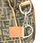 FENDI Tote Bag 7VA158 Leather / canvas Brown Zucca FF pattern Handbag 2WAY Bag Shoulder Bag Women Used Authentic