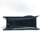 CELINE Shoulder Bag Velor / leather black Gamaguchi vintage Women Used Authentic