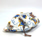 LOEWE Sling bag canvas White x Blue type anagram Waist bag Shoulder Bag mens Used Authentic