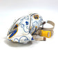 LOEWE Sling bag canvas White x Blue type anagram Waist bag Shoulder Bag mens Used Authentic