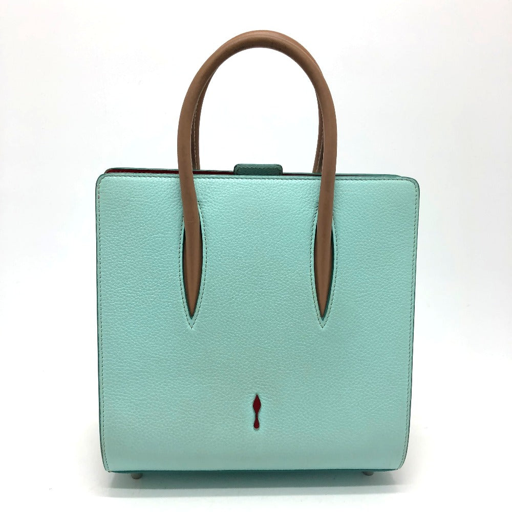 Christian Louboutin Handbag 1165026 leather blue Tote Bag Paloma Small Women Used Authentic