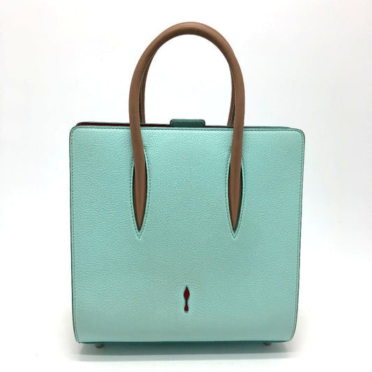 Christian Louboutin Handbag 1165026 leather blue Tote Bag Paloma Small Women Used Authentic