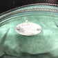 CELINE Shoulder Bag 115/130 leather black ribbon Crossbody Women Used Authentic