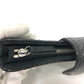 CHANEL Pouch leather black CC COCO Mark Matrasse Women Used Authentic