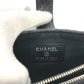 CHANEL Pouch leather black CC COCO Mark Matrasse Women Used Authentic