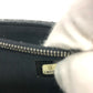 CHANEL Pouch leather black CC COCO Mark Matrasse Women Used Authentic