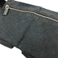 GUCCI Waist bag 28566 GG canvas black GG Sling bag mens Used Authentic