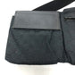 GUCCI Waist bag 28566 GG canvas black GG Sling bag mens Used Authentic