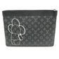 LOUIS VUITTON Clutch bag M52904 Monogram Eclipse Canvas black Bag Monogram Eclipse Pochette Apollo Vivienne mens Used Authentic