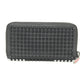 Christian Louboutin Long Wallet Purse leather black Panettone Spike studs mens Used Authentic