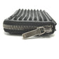 Christian Louboutin Long Wallet Purse leather black Panettone Spike studs mens Used Authentic