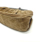 CHANEL Pouch suede Brown CC COCO Mark Gamaguchi
