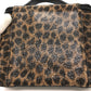 LOEWE Vanity bag leather Brown Leopard Mini/Cosmetics Pouch Women Used Authentic