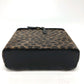 LOEWE Vanity bag leather Brown Leopard Mini/Cosmetics Pouch Women Used Authentic
