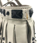 PRADA Handbag B2466S leather white fringe Women Used Authentic
