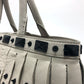 PRADA Handbag B2466S leather white fringe Women Used Authentic