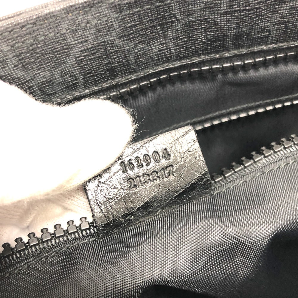 GUCCI Shoulder Bag 162904  GG Supreme Canvas black GG mens Used Authentic