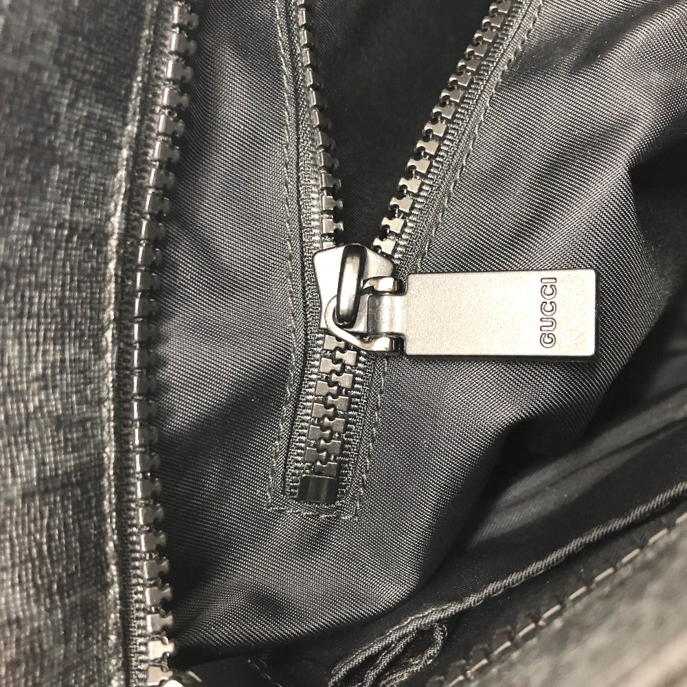 GUCCI Shoulder Bag 162904  GG Supreme Canvas black GG mens Used Authentic