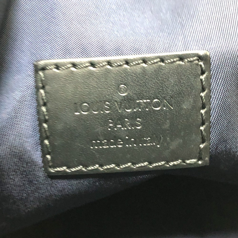 LOUIS VUITTON Shoulder Bag N41251 Nylon Navy Damier Challenge Alize Vuitton Cup mens Used Authentic