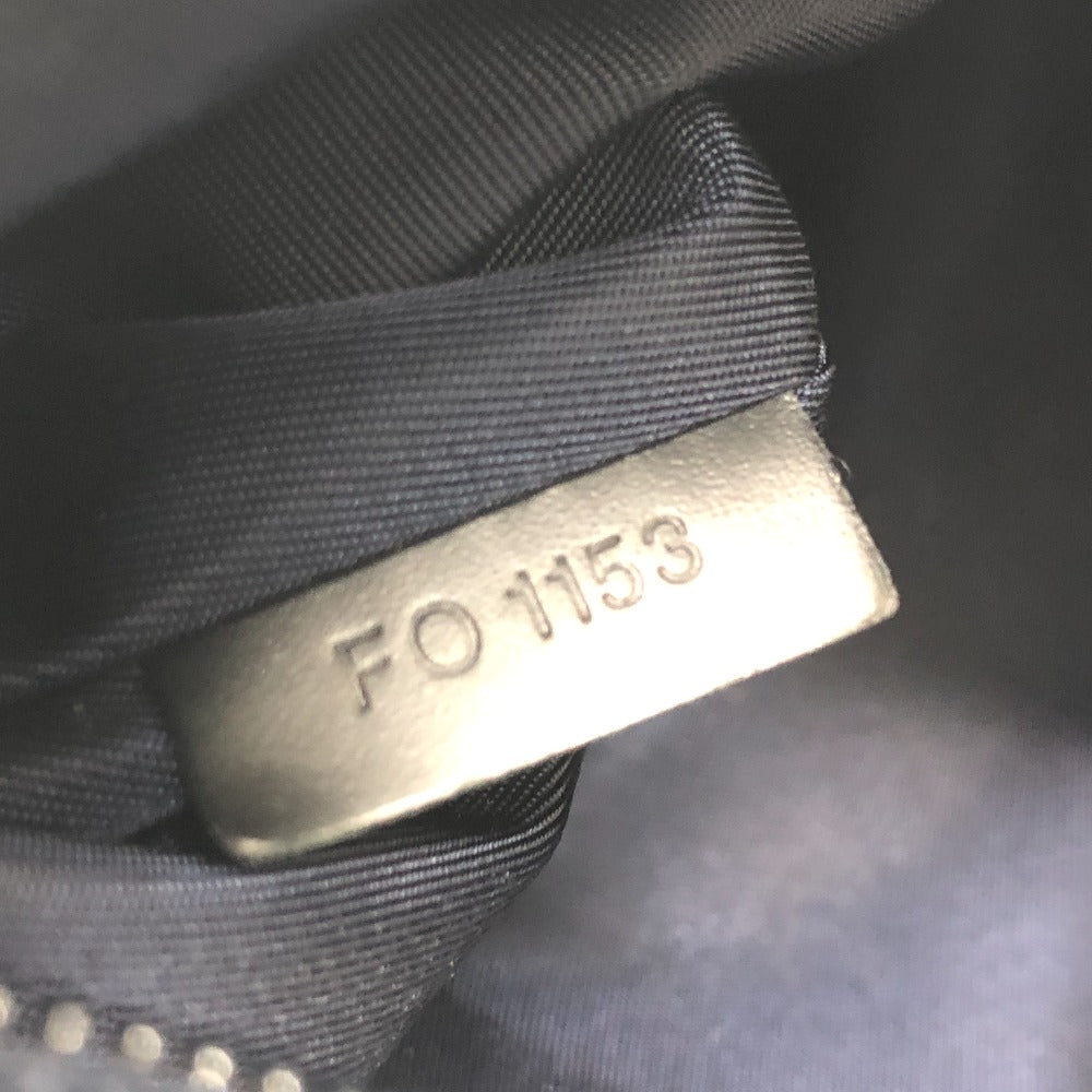 LOUIS VUITTON Shoulder Bag N41251 Nylon Navy Damier Challenge Alize Vuitton Cup mens Used Authentic