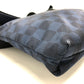 LOUIS VUITTON Shoulder Bag N41251 Nylon Navy Damier Challenge Alize Vuitton Cup mens Used Authentic