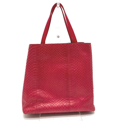 PRADA Tote Bag B8212 leather pink With logo Side logo Women Used Authentic