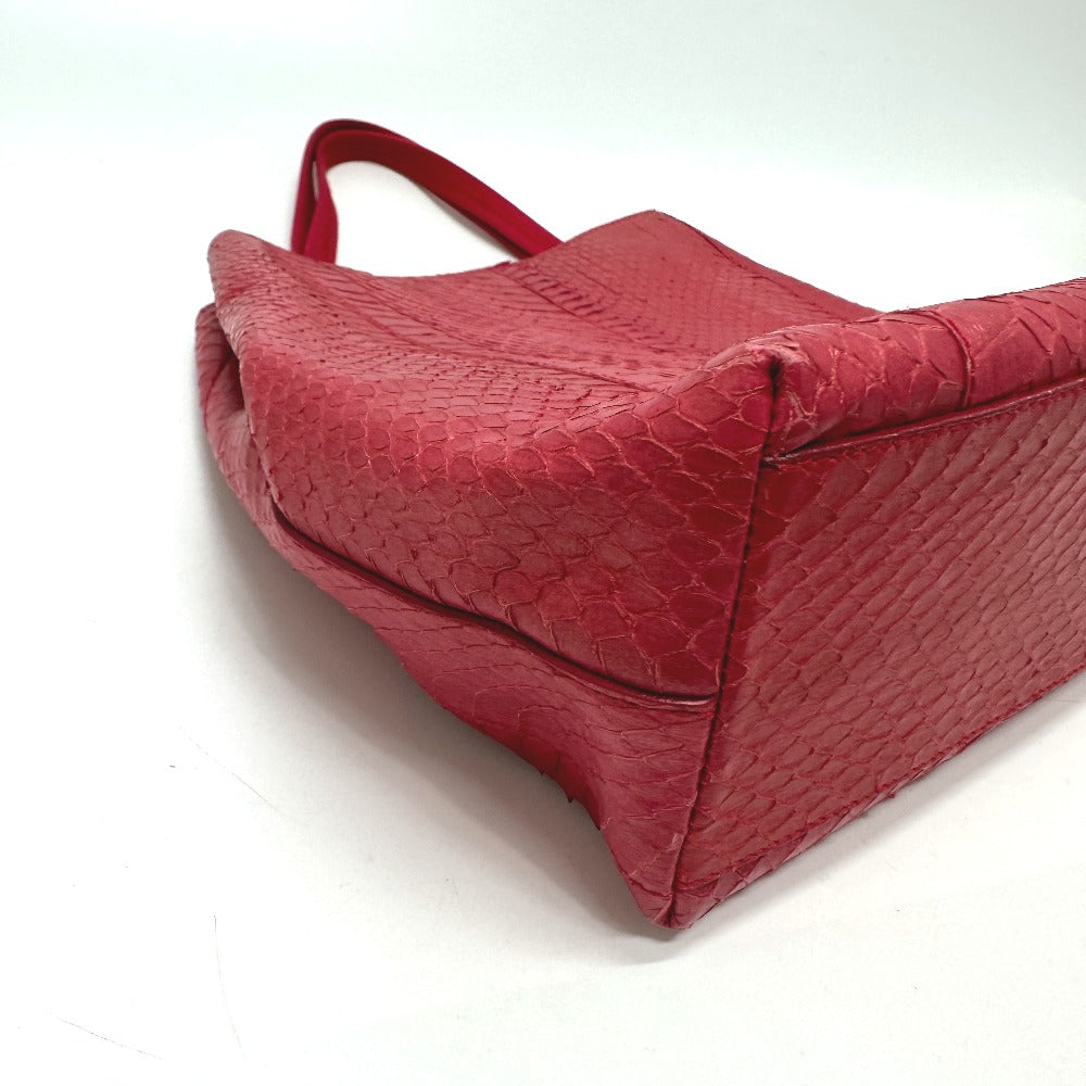 PRADA Tote Bag B8212 leather pink With logo Side logo Women Used Authentic