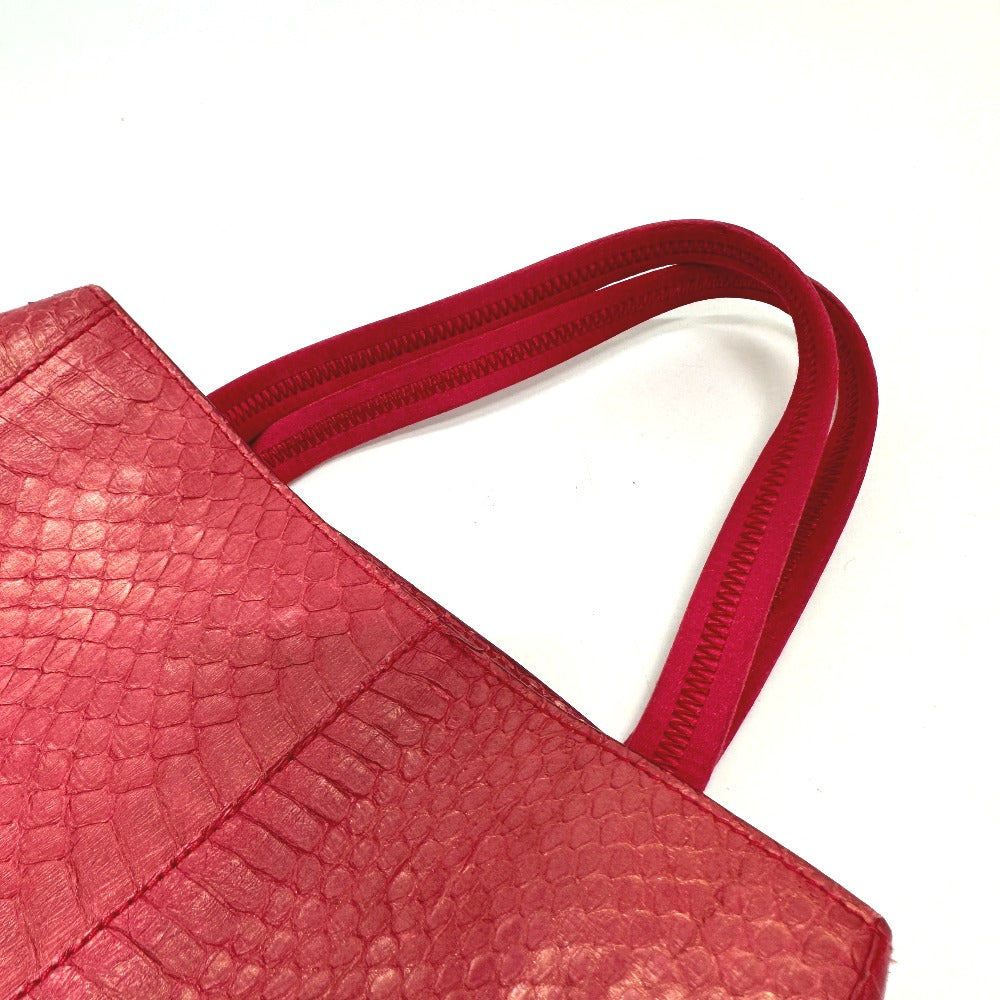 PRADA Tote Bag B8212 leather pink With logo Side logo Women Used Authentic