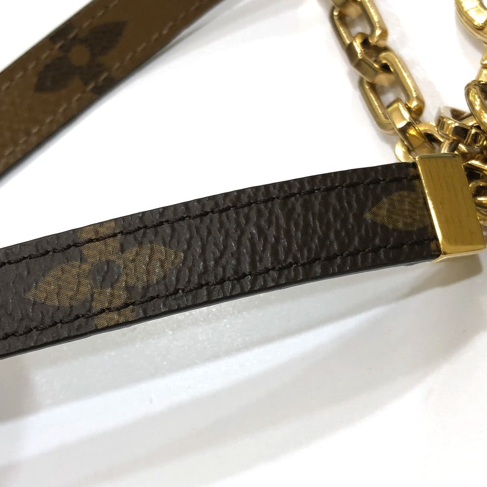 LOUIS VUITTON charm M69553 Monogram reverse canvas Brown Monogram reverse Chenne Dauphine Women Used Authentic