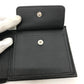 BURBERRY Folded wallet 8043377 leather black logo Wallet mens Used Authentic