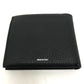 BURBERRY Folded wallet 8043377 leather black logo Wallet mens Used Authentic