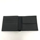 BURBERRY Folded wallet 8043377 leather black logo Wallet mens Used Authentic