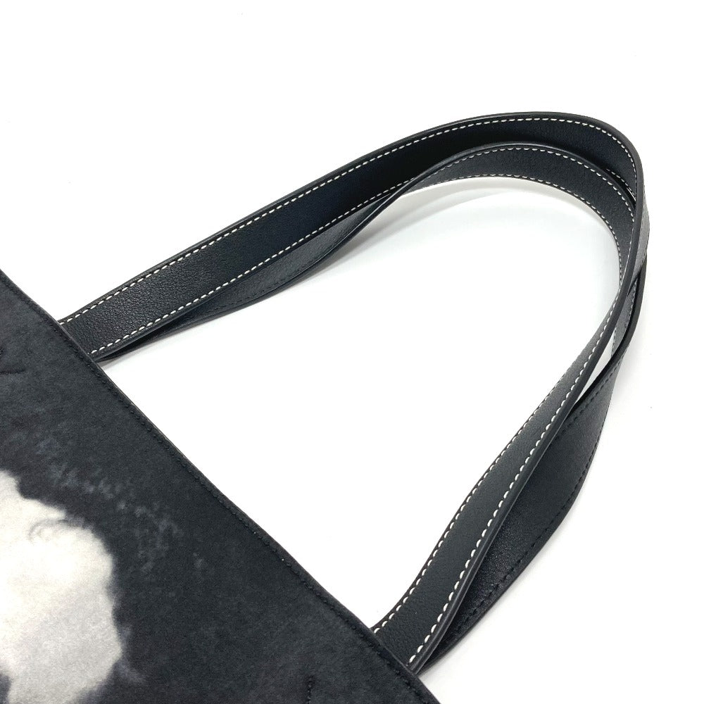 LOEWE Tote Bag leather black Mackintosh Mackintosh collaboration Women Used Authentic