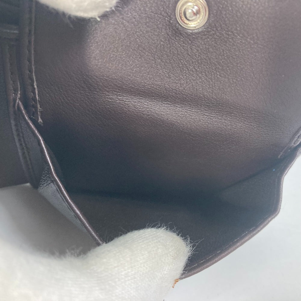GUCCI Folded wallet 245773 GG canvas beige GG Horsebit Women Used Authentic