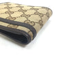GUCCI Folded wallet 245773 GG canvas beige GG Horsebit Women Used Authentic